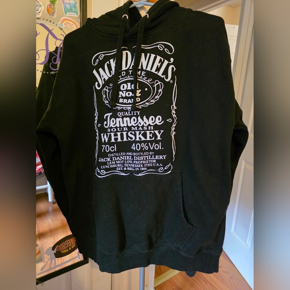 Jack Daniel's Black Graphic Hoodie - Picture 2 of 2